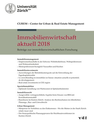 cover image of Immobilienwirtschaft aktuell 2018